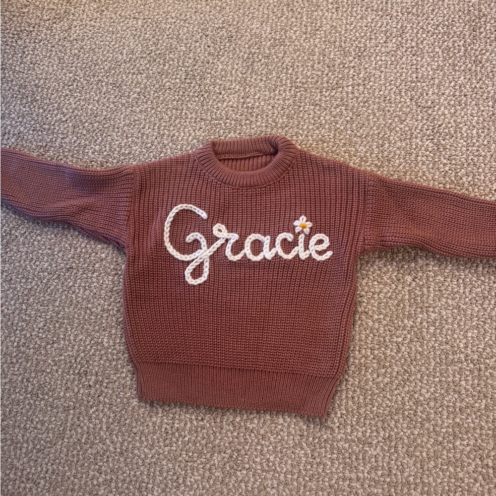 Brand New - Custom GRACIE Knit Sweater